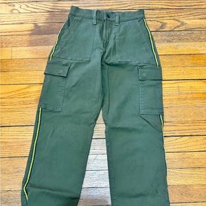 Lucky Brand green cargo pant, 00/24